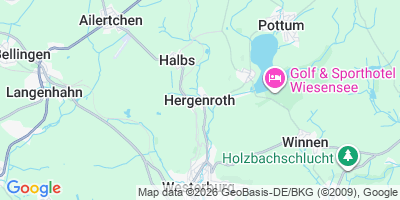Karte Hergenroth