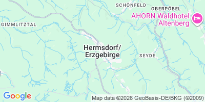 Karte Hermsdorf/Erzgeb.