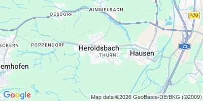 Karte Heroldsbach