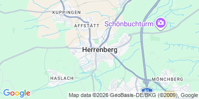 Karte Herrenberg
