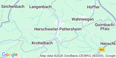 Karte Herschweiler-Pettersheim