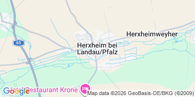 Karte Herxheim bei Landau/ Pfalz