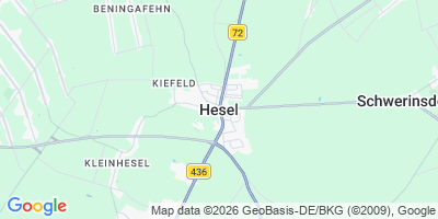 Karte Hesel