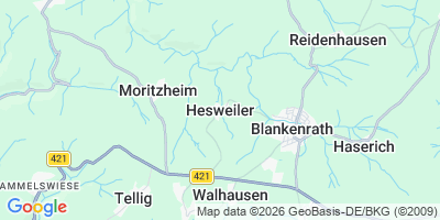 Karte Hesweiler