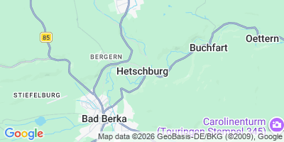 Karte Hetschburg