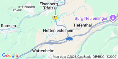 Karte Hettenleidelheim