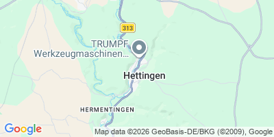 Karte Hettingen