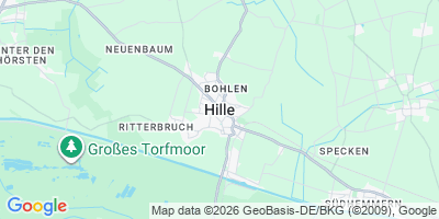 Karte Hille