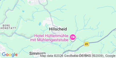 Karte Hillscheid