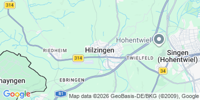 Karte Hilzingen