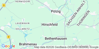 Karte Hirschfeld