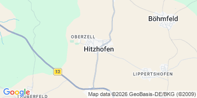 Karte Hitzhofen