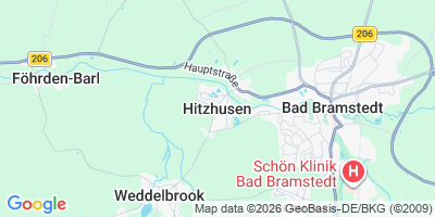 Karte Hitzhusen