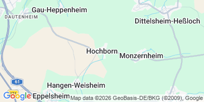 Karte Hochborn