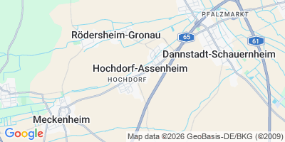 Karte Hochdorf-Assenheim