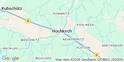 Karte Hochkirch / Bukecy