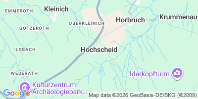 Karte Hochscheid