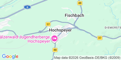 Karte Hochspeyer