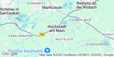 Karte Hochstadt a.Main
