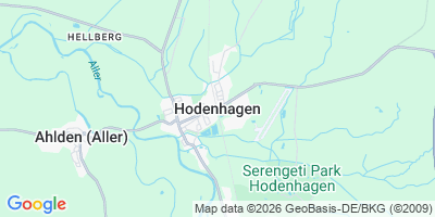 Karte Hodenhagen