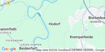 Karte Hodorf