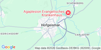Karte Hofgeismar