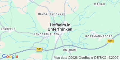Karte Hofheim i.UFr.