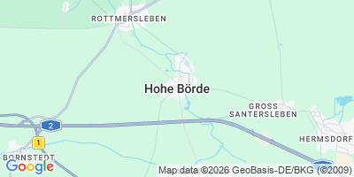 Karte Hohe Börde
