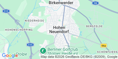 Karte Hohen Neuendorf