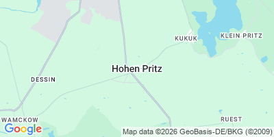 Karte Hohen Pritz