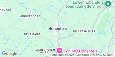 Karte Hohenfels