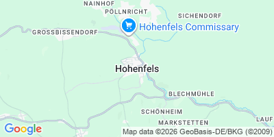 Karte Hohenfels