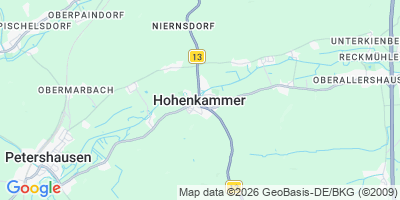 Karte Hohenkammer