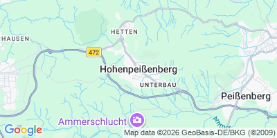 Karte Hohenpeißenberg