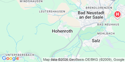 Karte Hohenroth