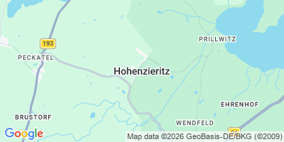Karte Hohenzieritz