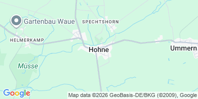 Karte Hohne