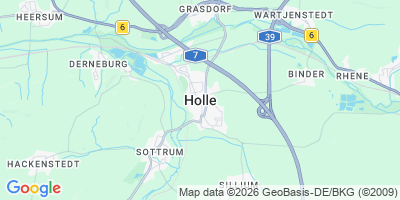 Karte Holle