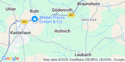 Karte Hollnich