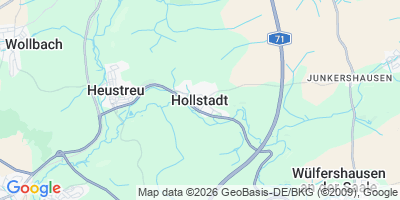 Karte Hollstadt