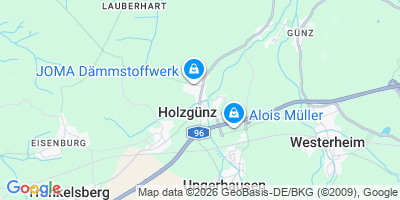 Karte Holzgünz