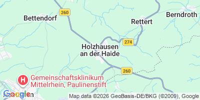 Karte Holzhausen an der Haide