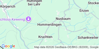 Karte Hommerdingen