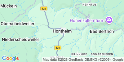 Karte Hontheim