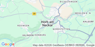 Karte Horb am Neckar