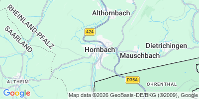 Karte Hornbach