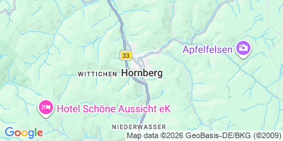 Karte Hornberg