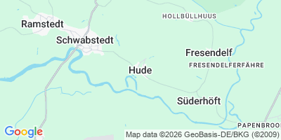 Karte Hude