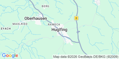 Karte Huglfing