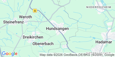 Karte Hundsangen